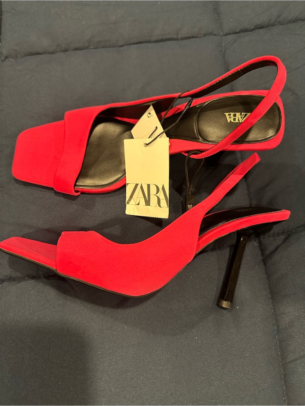 Zara Scarlet Fuchsia Slingback Stiletto Sandals